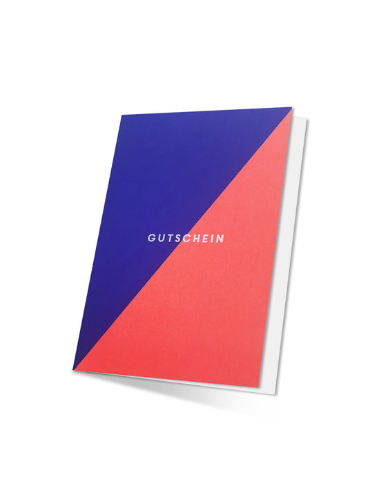 Gutschein (Design-Klappkarte mit Umschlag)