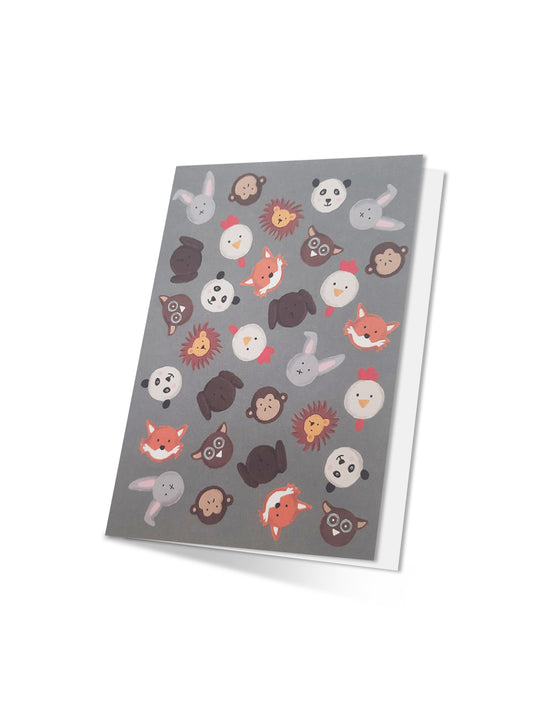 Tiere (Design-Klappkarte mit Umschlag)