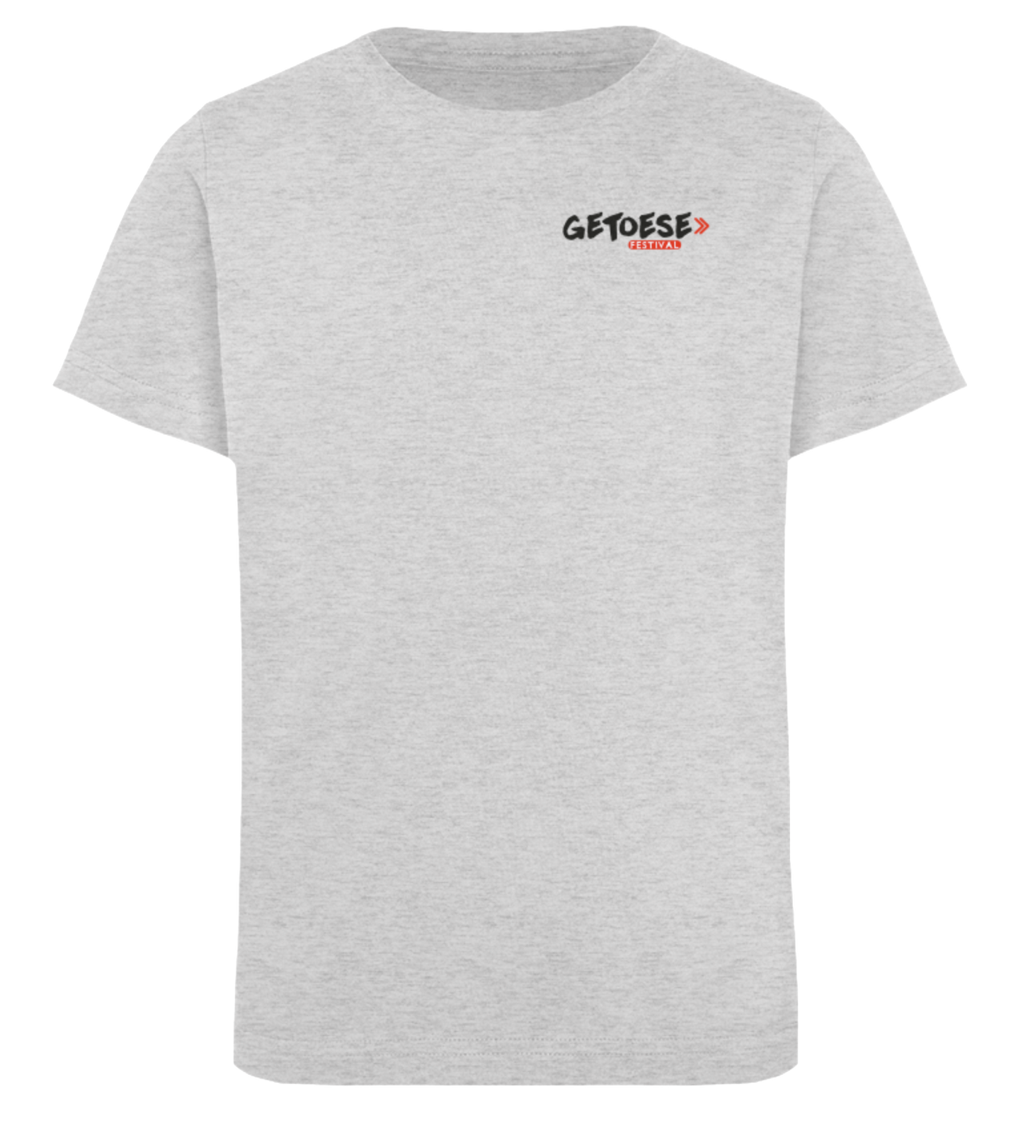 Getoese Kids T-Shirt mit schwarzem Print, verschiedene Farben (Größen 98-164)