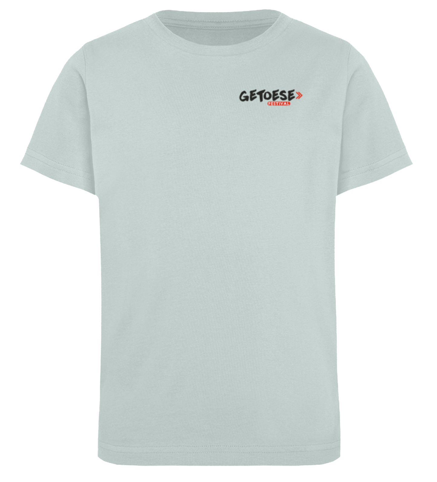 Getoese Kids T-Shirt mit schwarzem Print, verschiedene Farben (Größen 98-164)