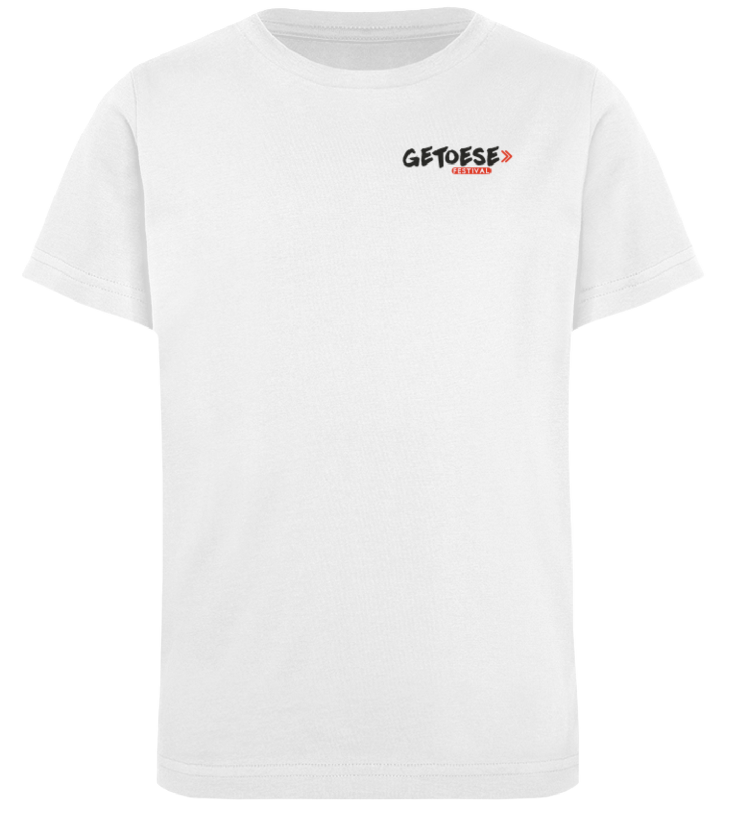 Getoese Kids T-Shirt mit schwarzem Print, verschiedene Farben (Größen 98-164)