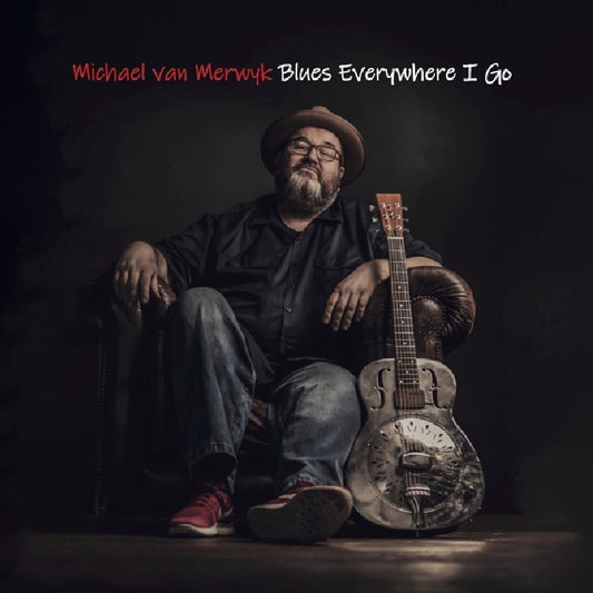 Michael van Merwyk - Blues Everywhere I Go (transparent red marbled LP)