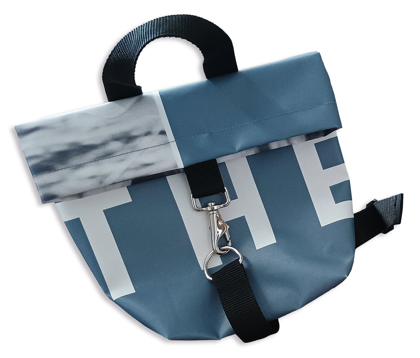 KGB Minirucksack (aus recyceltem Bauzaunbanner)