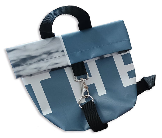 KGB Minirucksack (aus recyceltem Bauzaunbanner)