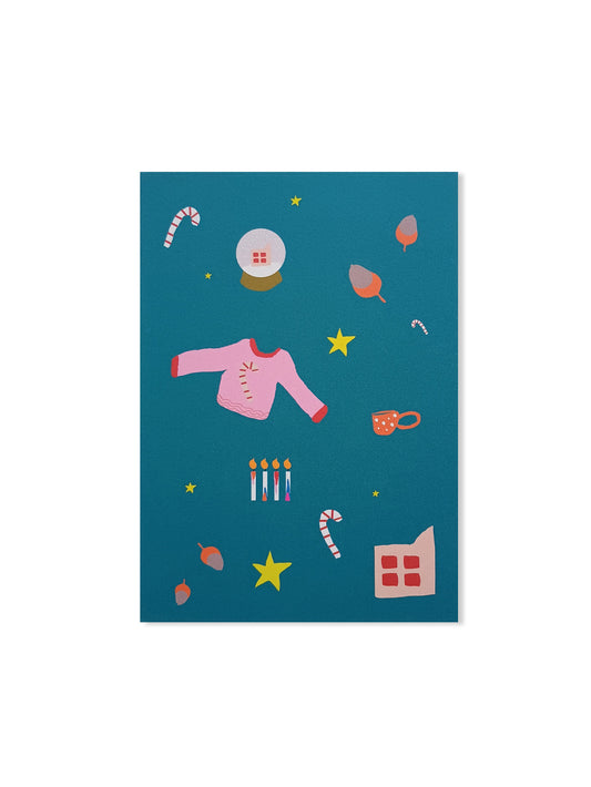 adventszeit (Design-Postkarte)