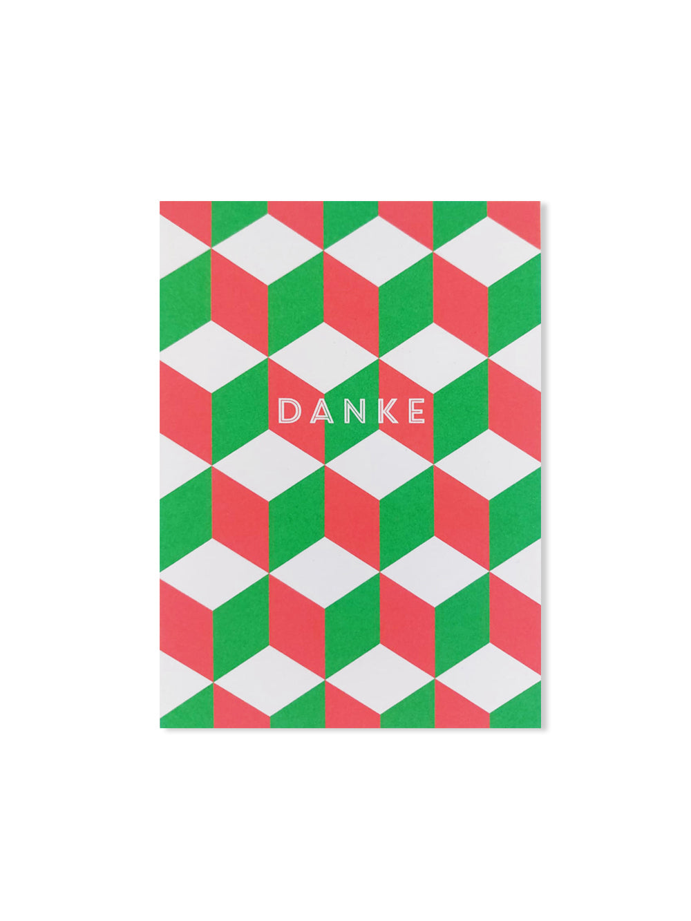 Danke (Design-Postkarte)