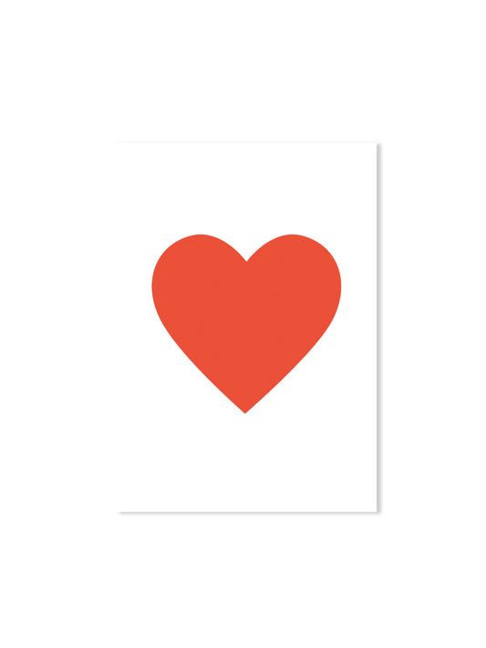 Herz (Design-Postkarte)