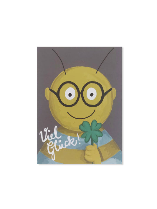 Viel Glück Alien (Design-Postkarte)