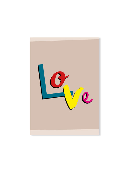 Love (Design-Postkarte)
