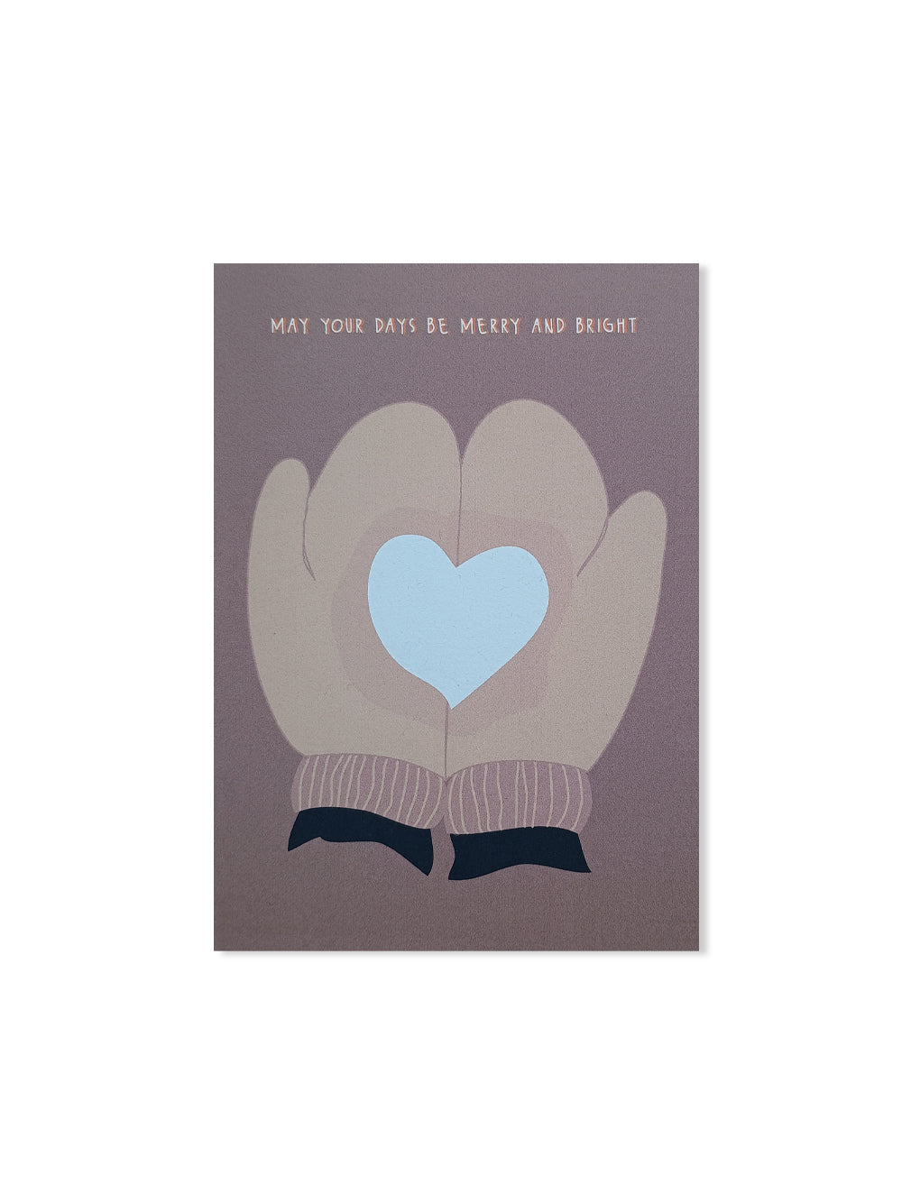 may your days be merry and bright (Design-Postkarte)