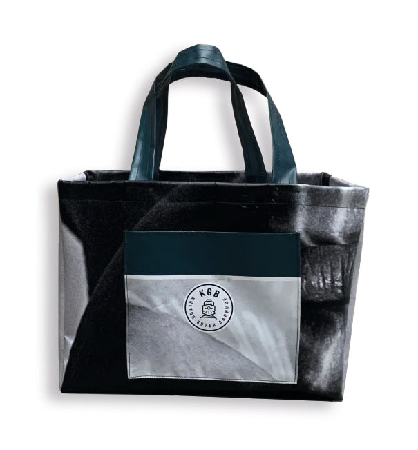 KGB Shopper (aus recyceltem Bauzaunbanner)