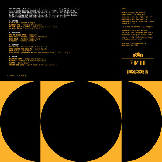 Various Artists - New Grounds (TRIBE x Radio Nova) (ltd. black 2LP)