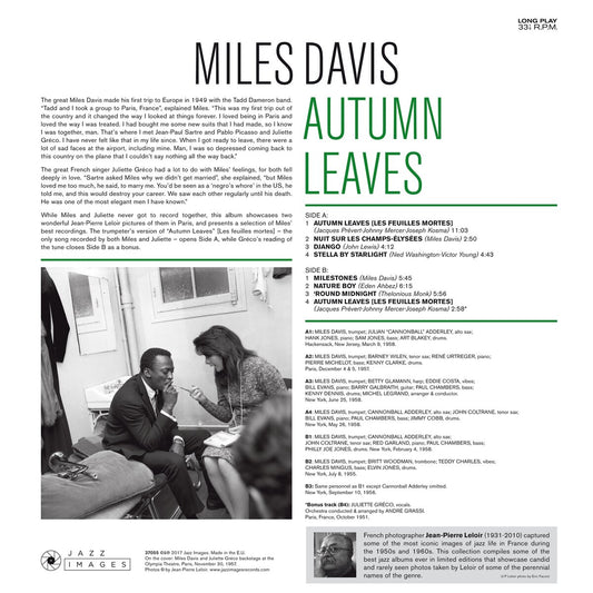 Miles Davis - Autumn Leaves (black LP)
