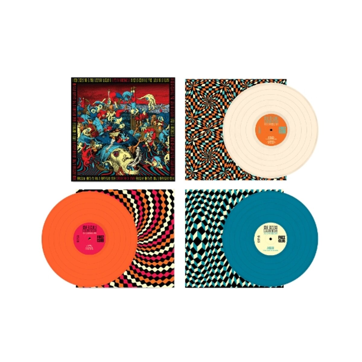 King Gizzard & The Lizard Wizard - Live in Brussels (neon violet 3LP Boxset)