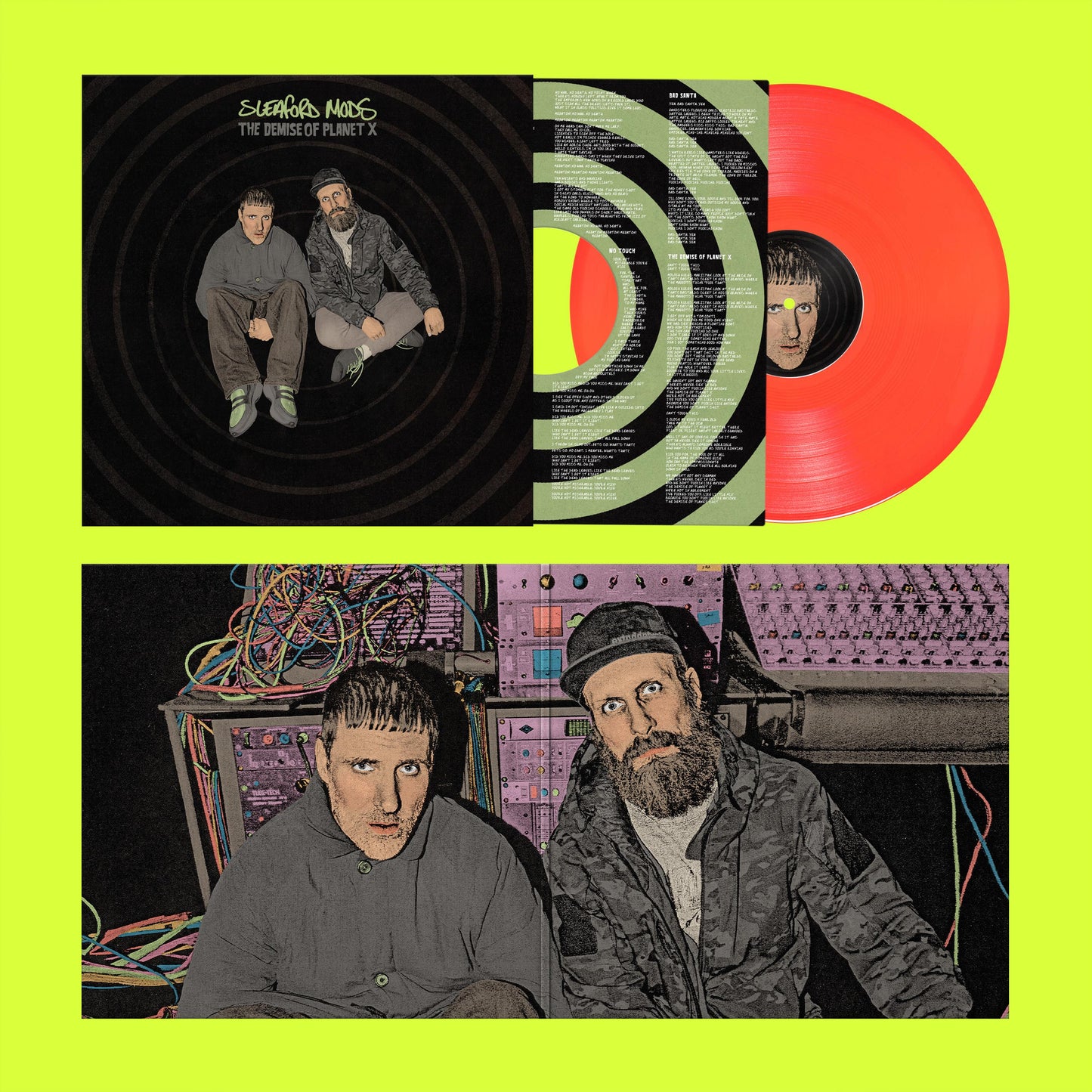 Sleaford Mods - The Demise Of Planet X (orange LP + glow in the dark sleeve) - VÖ: 16.01.26