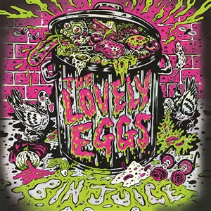 The Lovely Eggs - Bin Juice (neon toxic slime green LP) - VÖ: 31.10.25