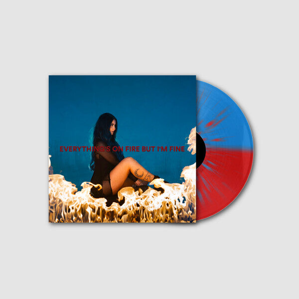 As December Falls - Everything's On Fire But I'm Fine (ltd. blue red split LP) - VÖ: 08.08.2025