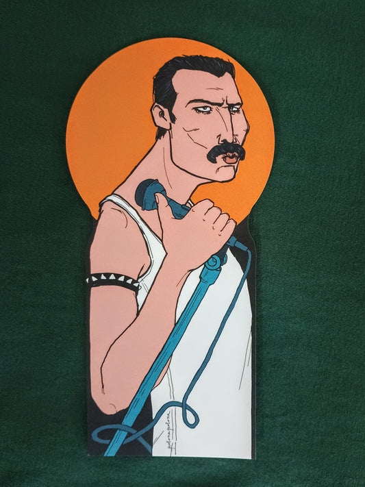 Freddie Mercury (Design-Postkarte)