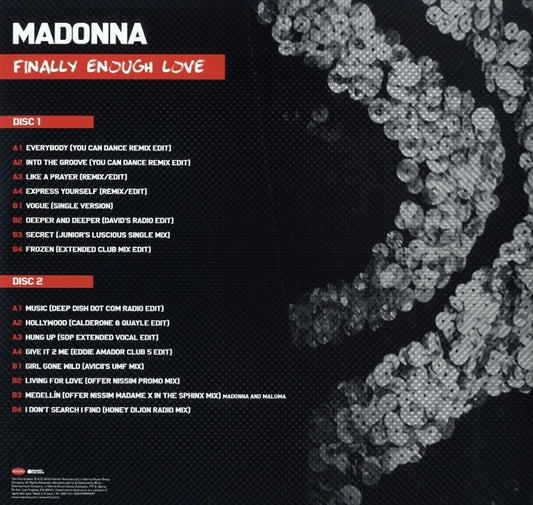 Madonna - Finally Enough Love (silver 2LP)